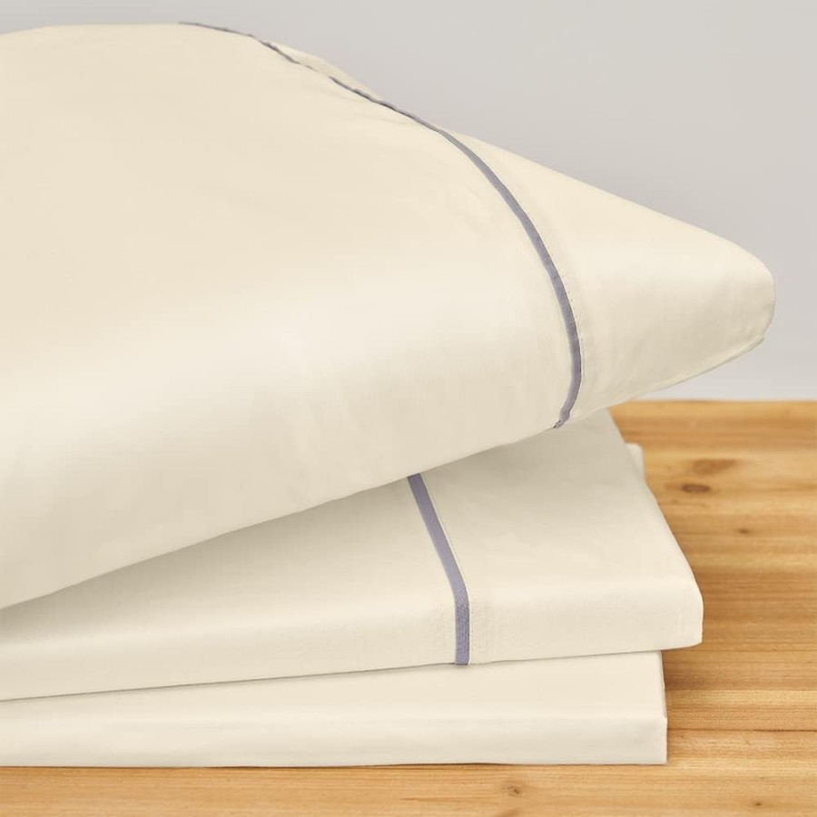 Juego de Sábanas 100% Algodón Mercerizado 200 Hilos Color Natural | Deslan Internacional