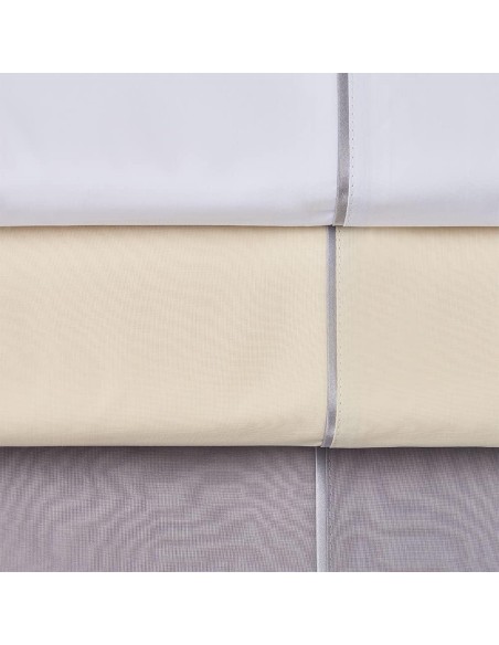Juego de Sábanas 100% Algodón Mercerizado 200 Hilos Color Natural | Deslan Internacional