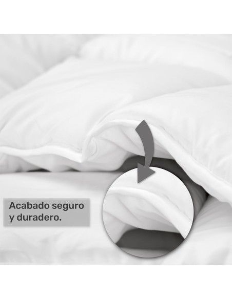 Relleno Nórdico BERLIN 400 GSM Blanco Oeko-Tex | Medidas de 150 a 260 cm | Deslan Internacional