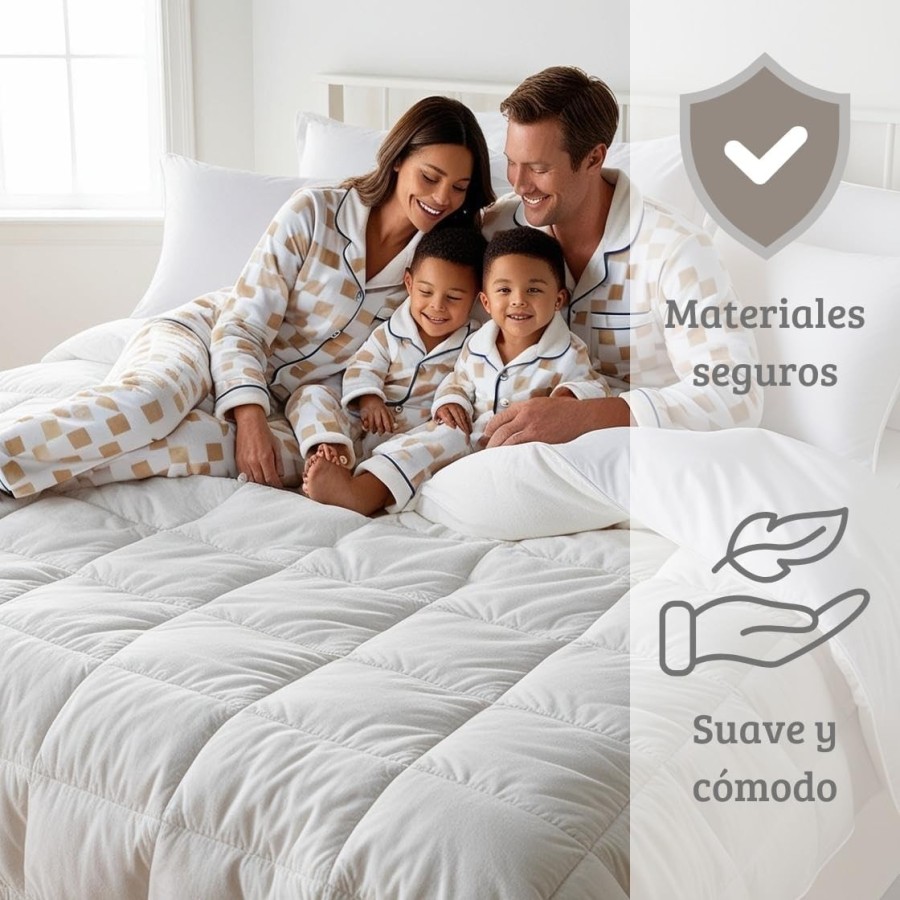 Relleno Nórdico BERLIN 400 GSM Blanco Oeko-Tex | Medidas de 150 a 260 cm | Deslan Internacional