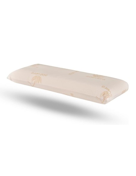 Almohada Viscoelástica Núcleo Compacto con Funda Aloe Vera | Deslan Internacional