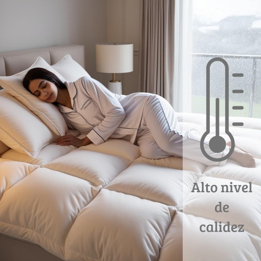 Relleno Nórdico BERLIN 400 GSM Blanco Oeko-Tex | Medidas de 150 a 260 cm | Deslan Internacional