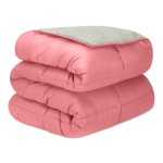 Relleno Nórdico BERLIN 400 GSM Reversible Rosa y Gris | Oeko-Tex | Deslan Internacional